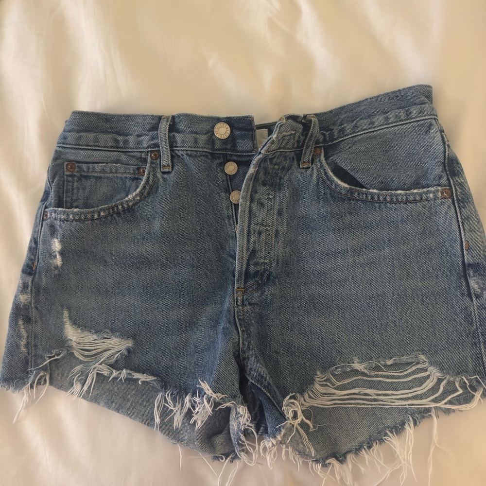 AGOLDE denim jean shorts!